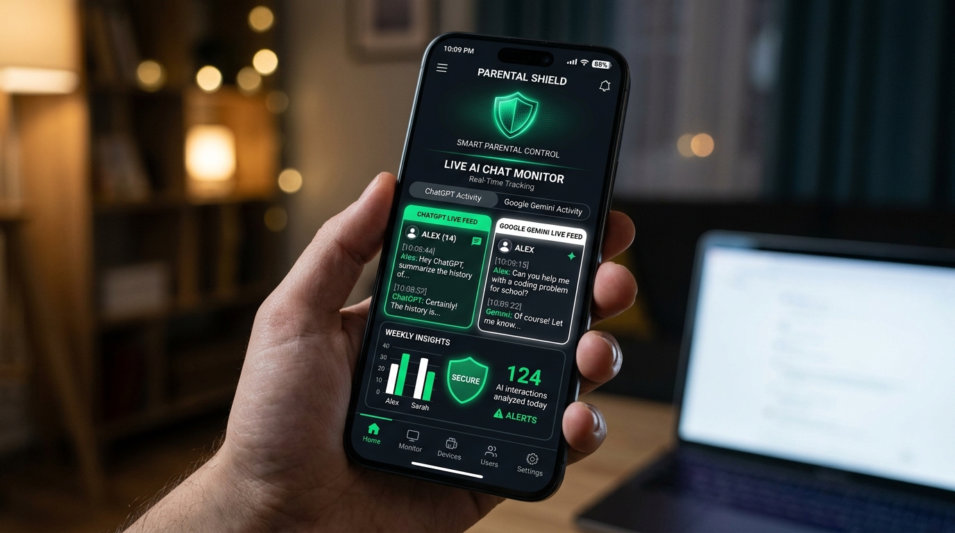 ChatGPT and Gemini AI Chat Monitoring System